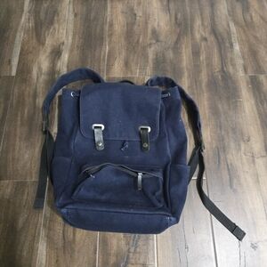 Everlane Canvas Backpack Navy